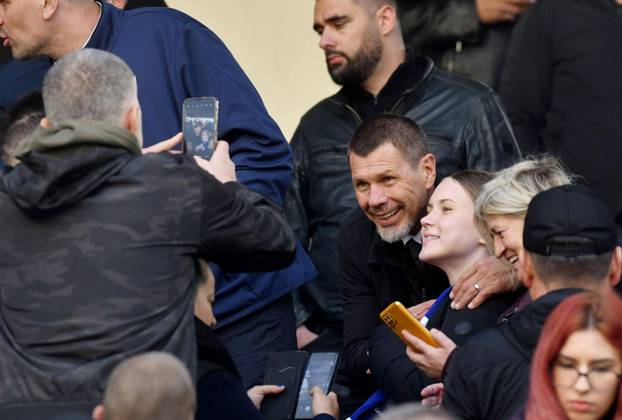 Šibenik: Zvonimir Boban, novi predsjednik Uprave GNK Dinamo, na utakmici Šibenik - Dinamo