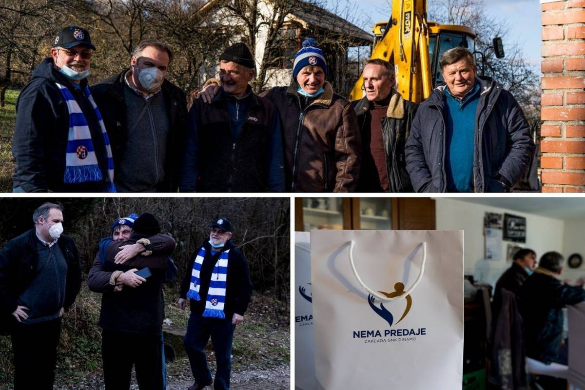 Dinamovci i Zaklada 'Nema predaje' pomogli bivšem igraču koji je u potresu izgubio dom...