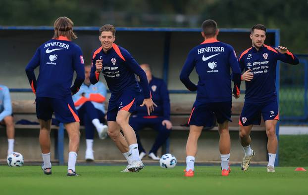Zagreb: Trening nogometnih reprezentativaca uoči utakmice sa Škotskom