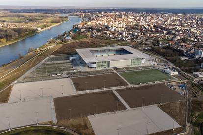 Osijek: Pogled iz zraka na novi stadion NK Osijek na Pampasu