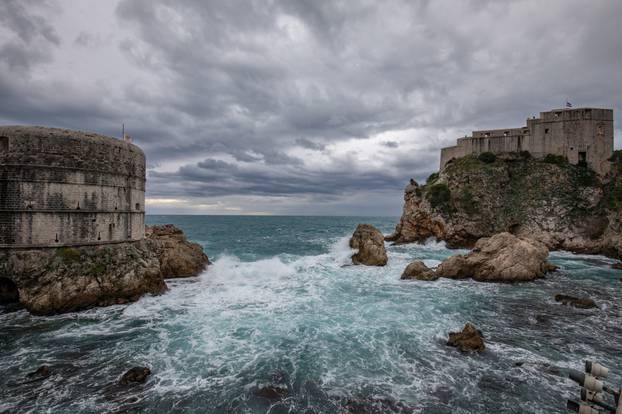 Vjetrovito vrijeme u Dubrovniku