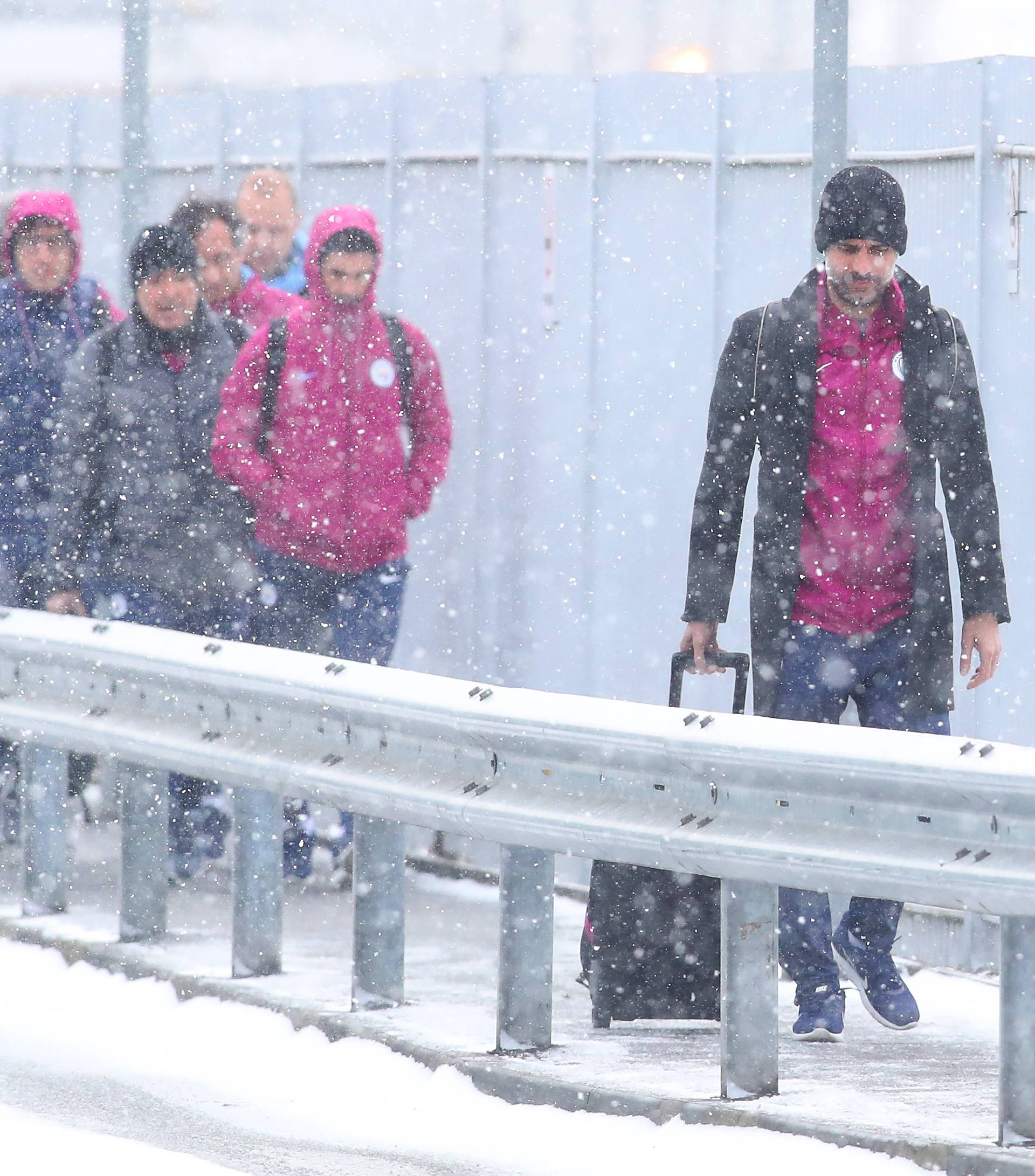 Manchester City Team Sighting - Manchester