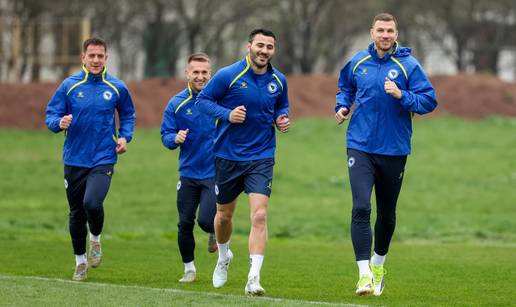 FOTO D&zcaron;eko i dru&scaron;tvo spremni za utakmicu generacije! Evo kako se BiH priprema za Italiju