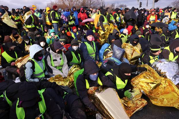 Protest against far-right Alternative for Germany (AfD) party, in Riesa