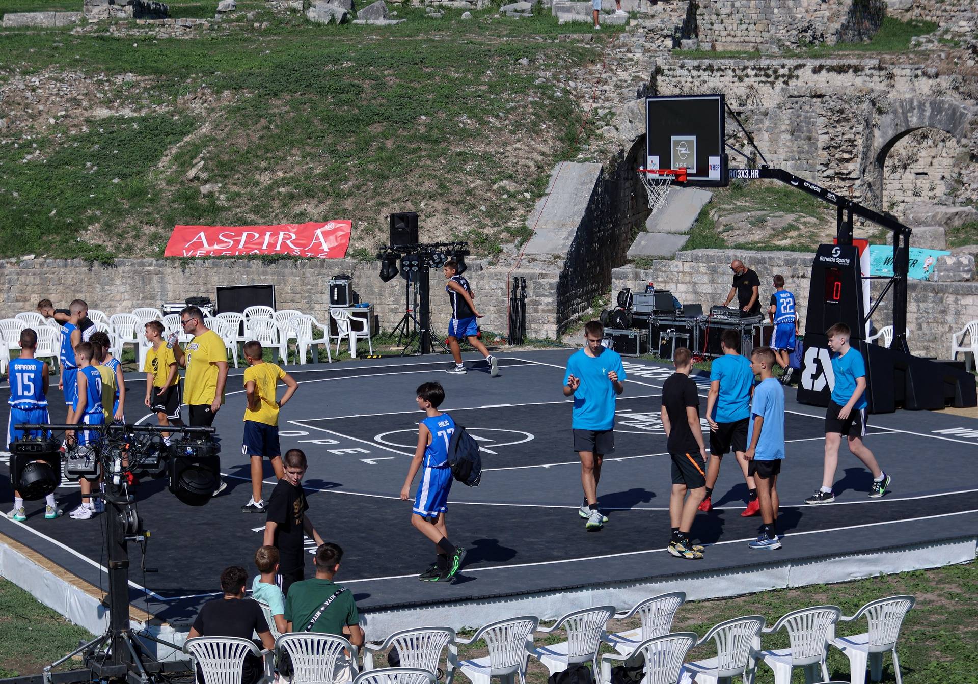 Solin: Košarkaški turnir Gladiators4Salona u amfiteatru