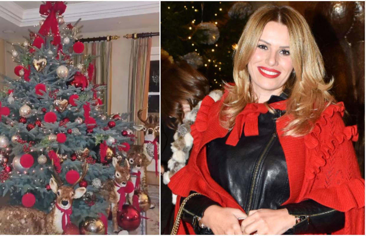 Iva Todorić se pohvalila svojim raskošno okićenim božićnim drvcem u Kulmerovim dvorima