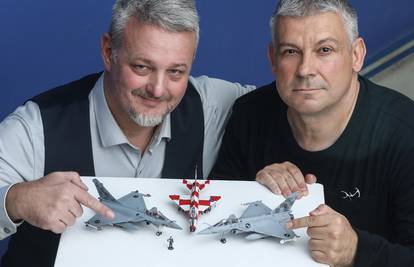 Tomislav i Davor izradili su makete zrakoplova Rafale: 'Za jednu mi treba i po 12 sati!'