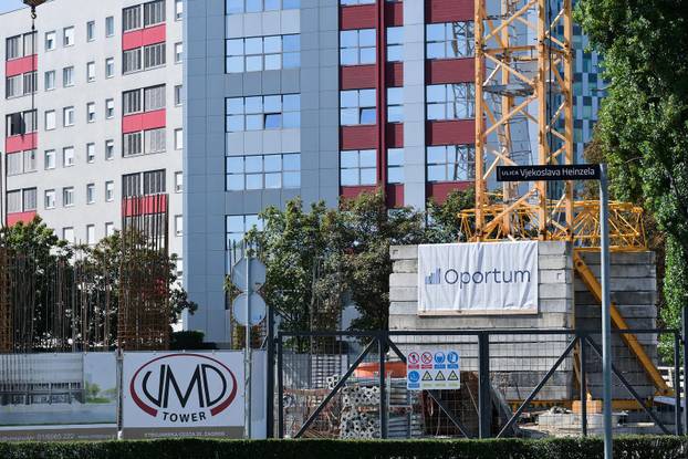 Zagreb: Gradilište VMD towera 