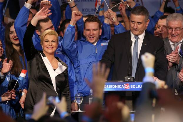 ARHIVA - 11.01.2015. Kolinda Grabar Kitarovi? je izabrana za prvu predsjednicu Republike Hrvatske 