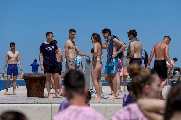 Zadar: Zadarski maturanti obilježavaju posljednji dan srednjoškolskog obrazovanja