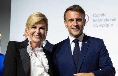 Kolinda otputovala u Pariz na Olimpijske, fotografirala se s Macronom: 'Uzbuđenje u zraku'