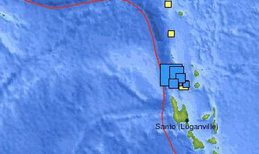 Potres od 7,2 po Richteru pogodio je otočje Vanautu