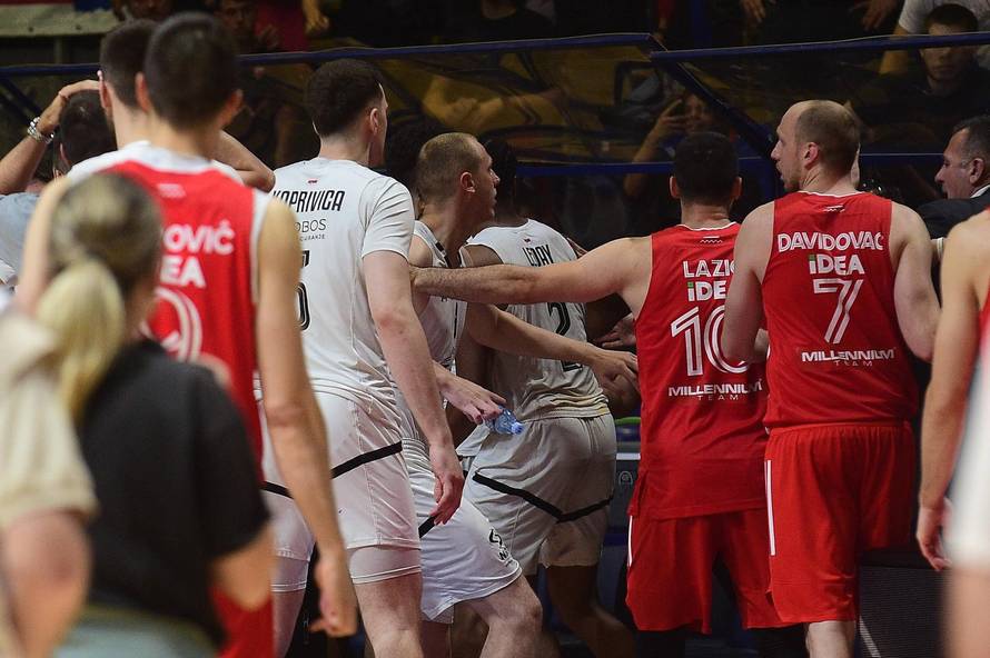 Beograd: Druga utakmica finalne serije ABA lige, KK Crvena zvezda - KK Partizan