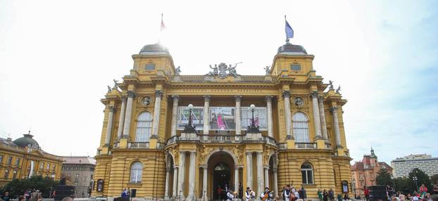 Zagreb: Dan otvorenog trga u organizaciji Hrvatskog narodnog kazališta