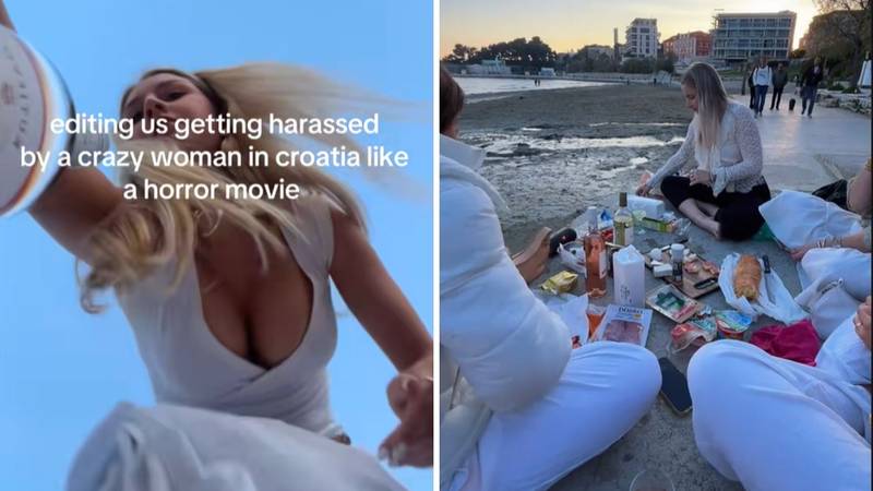 VIDEO 'Piknik iz horora' na Bačvicama: Stranci uživali, a onda je krenula svađa sa ženom