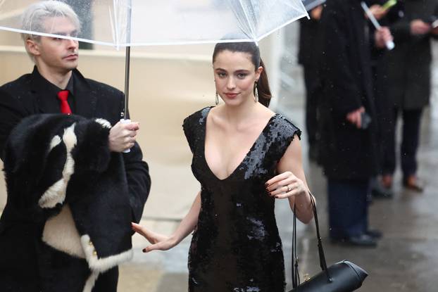 Guests at Chanel Haute Couture Spring/Summer 2026 show in Paris