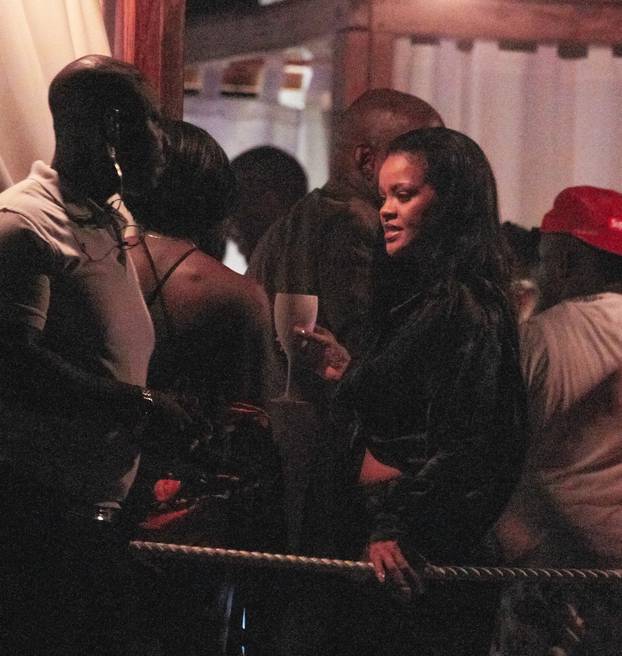 Rihanna Parties it Up With Lots of Booze in her Hometown Barbados Just Hours After Berating Donald Trump on Her Instagram