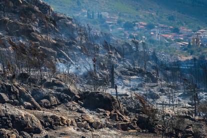 FOTO Spaljena zemlja: Potresni prizori opožarene Žrnovnice