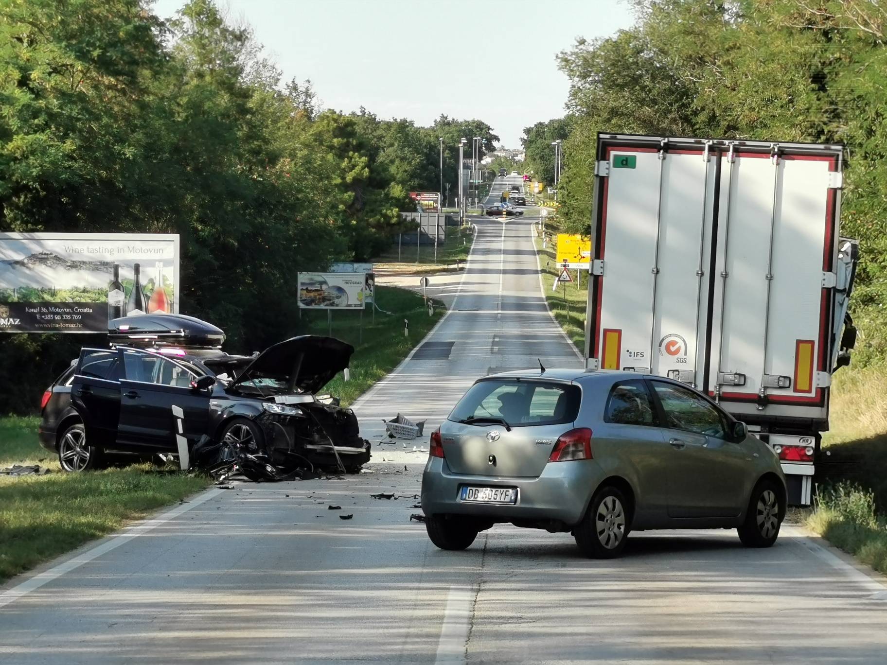 Užas kod Poreča: U sudaru auta i kamiona poginuo Francuz