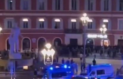 VIDEO Makljaža u Nici: Uhitili više od 100 Rominih navijača