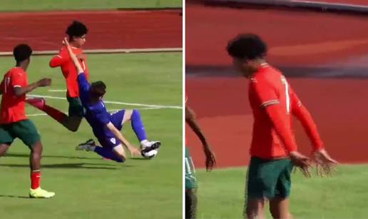 Ronaldov sin zabio dva komada Hrvatskoj i proslavio kao otac, Portugal uzeo trofej u Čakovcu