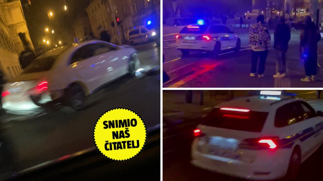 Mercedes je vozila djevojka? Policajci su je pokušavali zaustaviti još od Dubrave