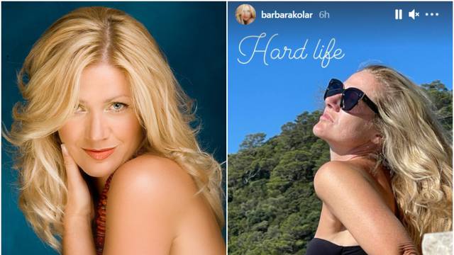 Barbara Kolar objavila fotku s plaže u badiću: 'Težak život!'