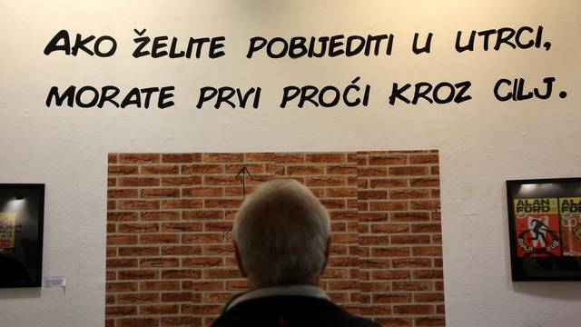 Zagreb: IzloÅ¾ba Crtani romani Å¡ou