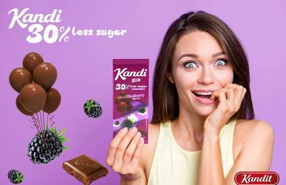Mliječna čokolada koja će zaluditi sve slatkoljupce - Kandi "less sugar"