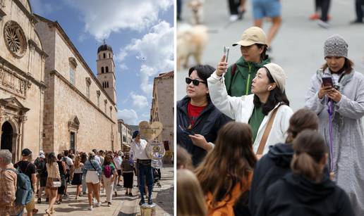 FOTO U Dubrovniku ljeto, a u Puli se šeta u jaknama: Neki su glave pokrili zimskim kapama...