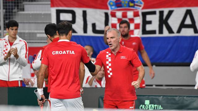 Varaždin: Davis Cup, meč parova Dodig/Pavić - Sander/Joran