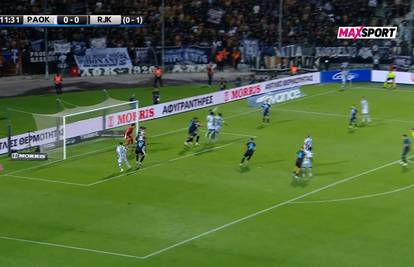 VIDEO PAOK je zabio pet golova hrvatskom prvaku. Pogledajte