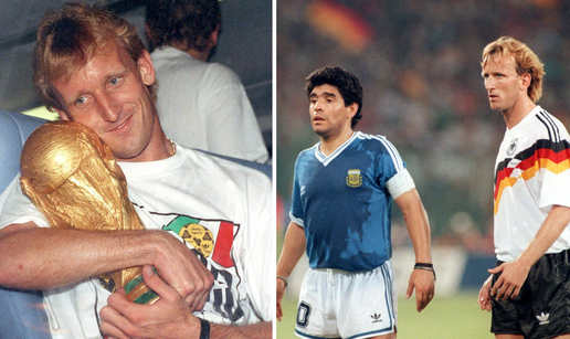 Tko je Andreas Brehme? Zabio je  gol protiv Maradone u finalu SP-a i skoro čistio WC-e za život