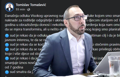 Tomašević: Sud je rekao da se ne radi o stečenim pravima, dat ćemo više vremena za ukidanje