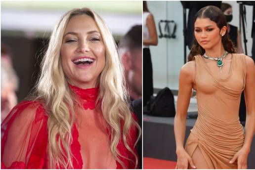 Kate Hudson na crvenom tepihu šetala bez grudnjaka, Zendaya zablistala u haljini boje kože