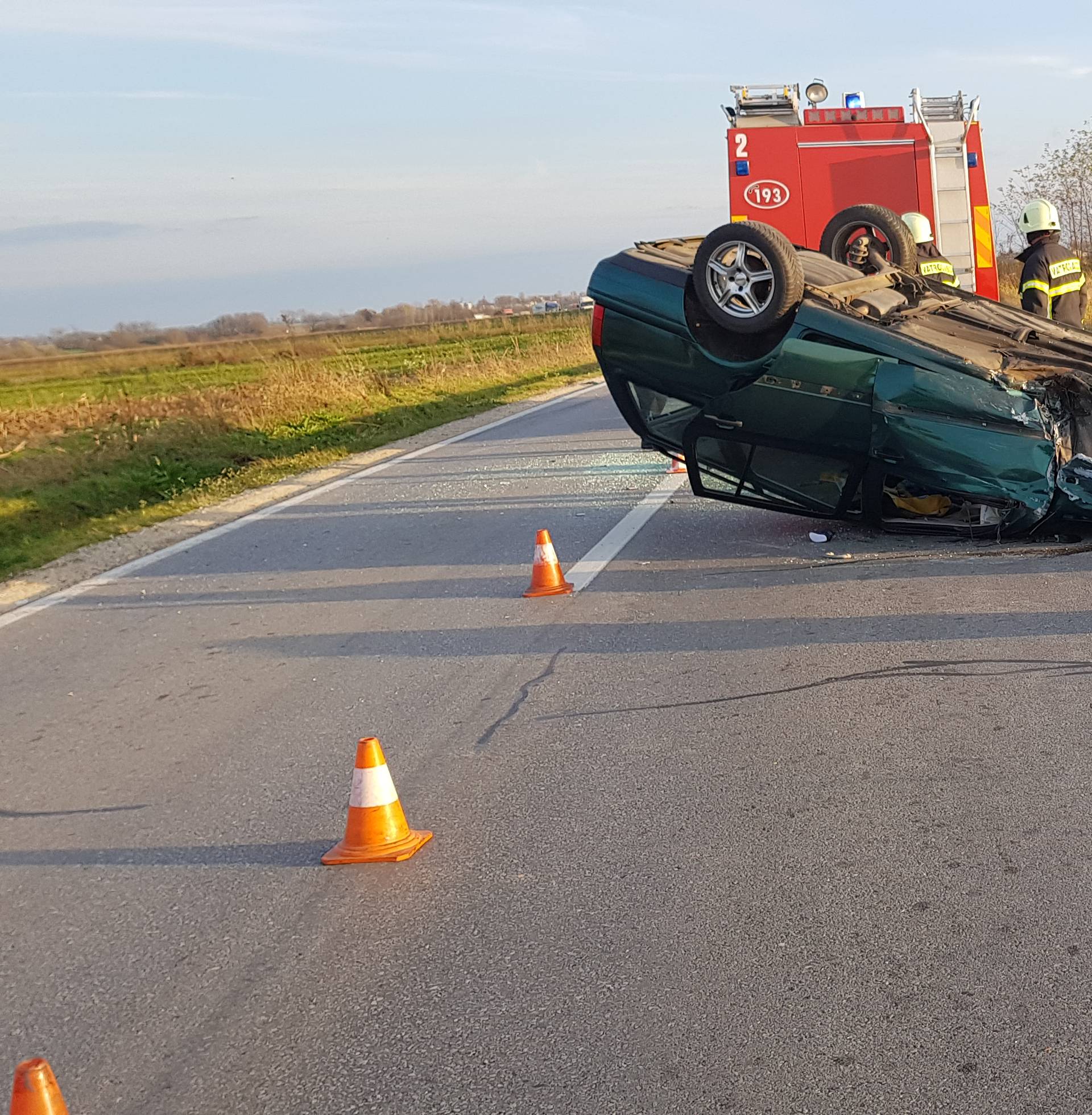 Sudar na cesti kod Koprivnice, ozlijeđeno 4 ljudi i jedna beba