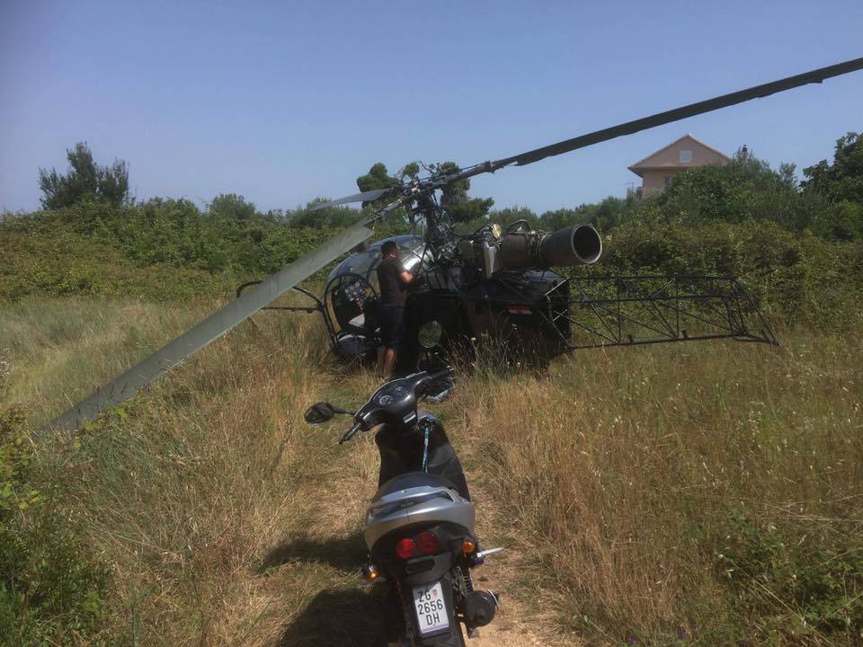 'Vidjeli smo helikopter da nisko leti, s njega su padali dijelovi...'