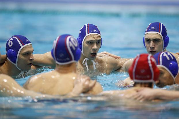 Zagreb: Vaterpolo utakmica 2. kola D skupine FINA Svjetske lige, Hrvatska - Rusija