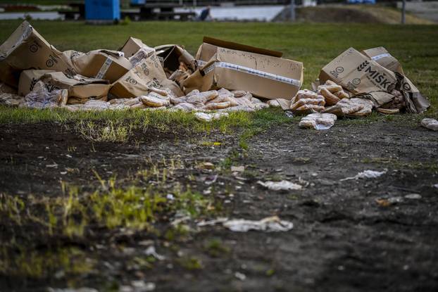 Zagreb: Uz jezero Bundek i dalje stoje hrpe otpada s koncerta i bačene hrane