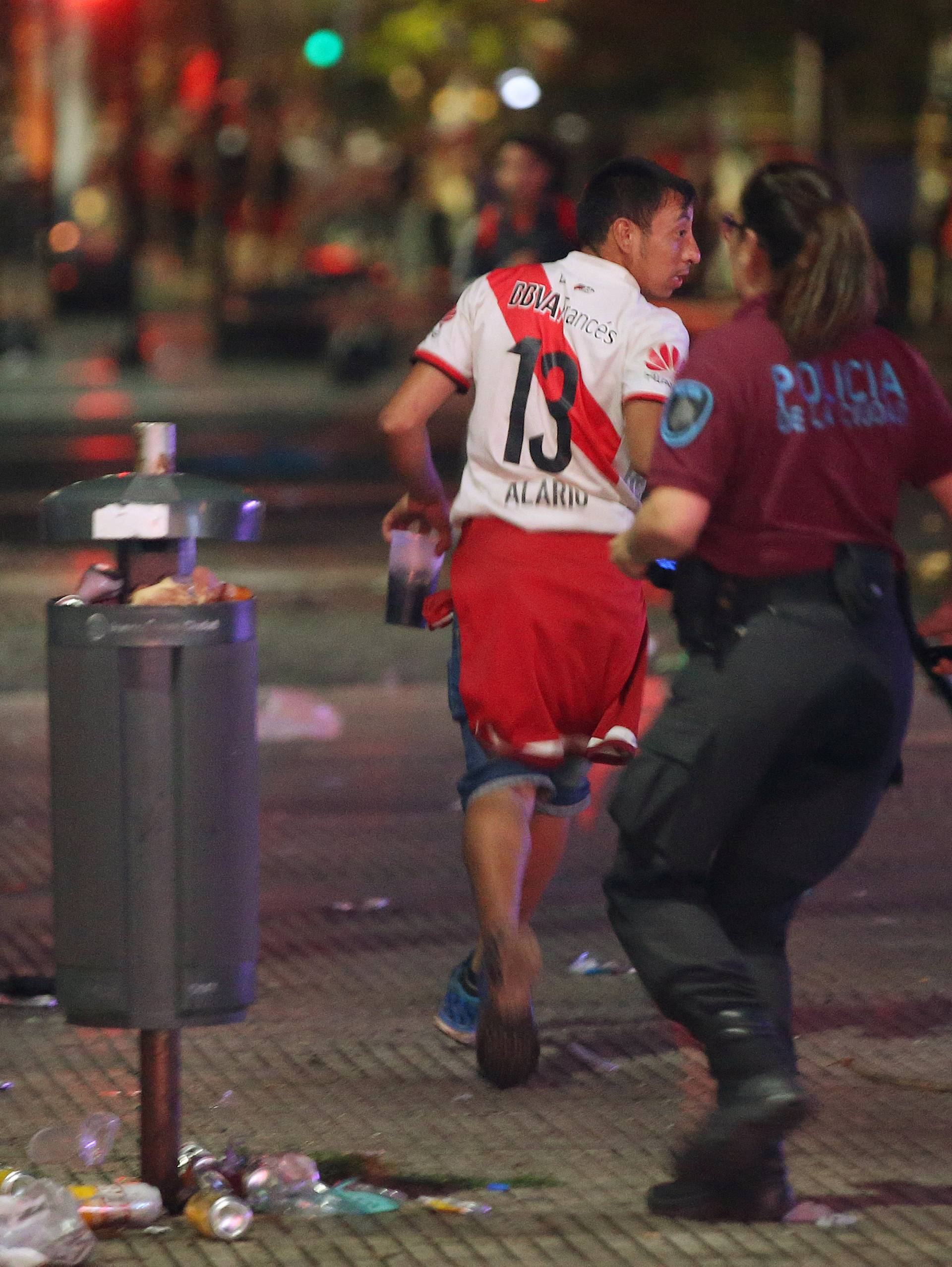 Copa Libertadores Final - River Plate fans celebrate the Copa Libertadores title