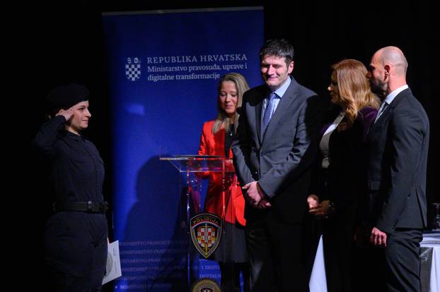 Zagreb: Svečana prisega vježbenika za službenike pravosudne policije