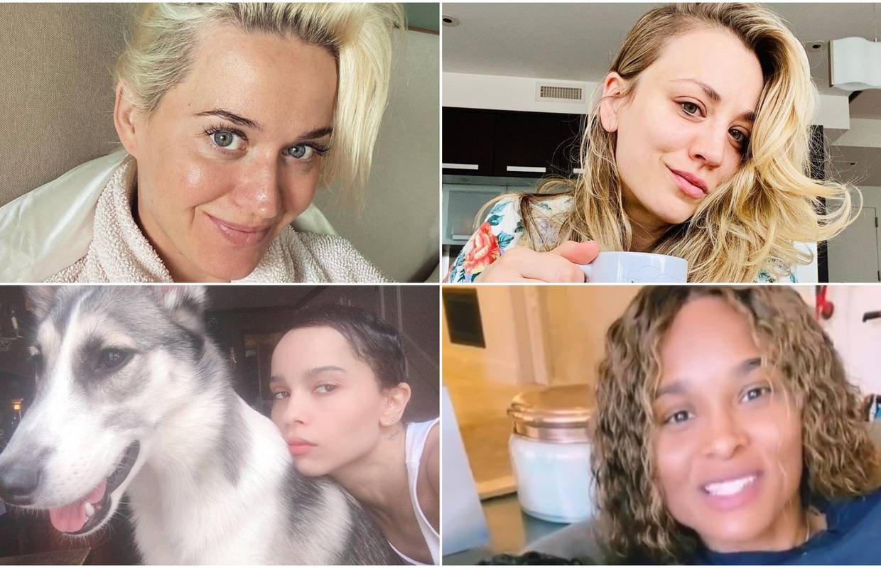 Celebrityji objavljuju svoje slike na Instagramu bez make-upa