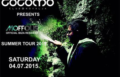 U novaljski klub Cocomo stiže DJ Moffous u subotu 4. srpnja