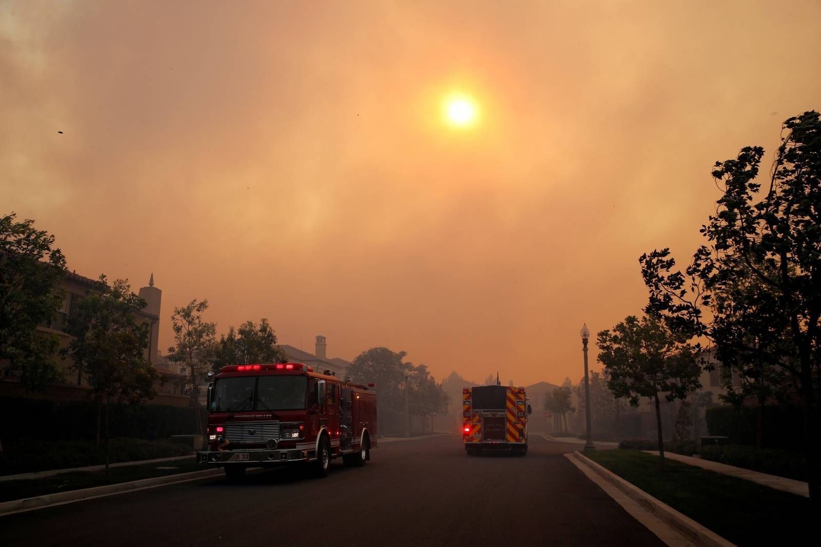 Silverado Fire in California