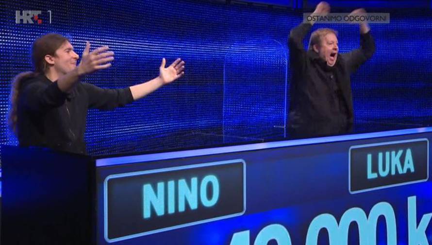 U 'Potjeri' je osvojio 49 tisuća kuna i počeo skakati od sreće