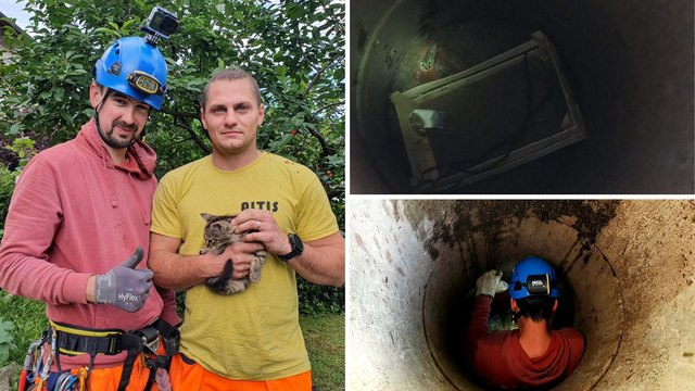 Mačić je spašen! Izvukli su ga alpinisti s katedrale u Zagrebu