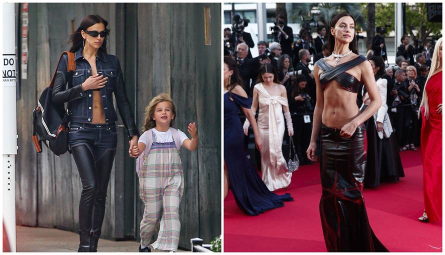 Vidite li razliku? Irina učvrstila trbuh za Cannes, a dva tjedna kasnije se ipak malo 'opustila'