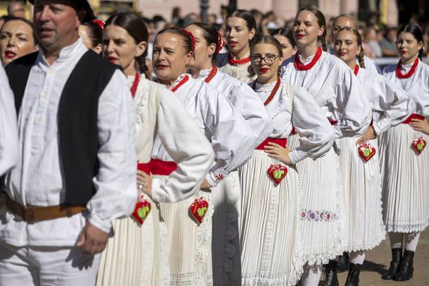 Vinkovci: Svečani mimohod sudionika 60. Vinkovačkih jeseni