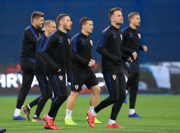 Zagreb: Hrvatska reprezentacija odradila trening