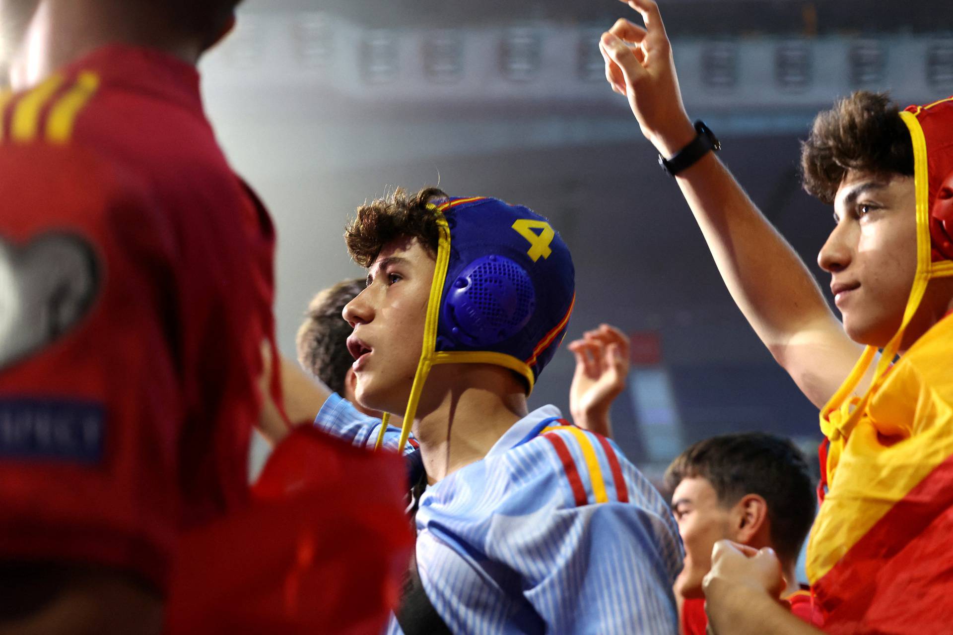 UEFA Nations League - Spain celebrate winning the UEFA Nations League